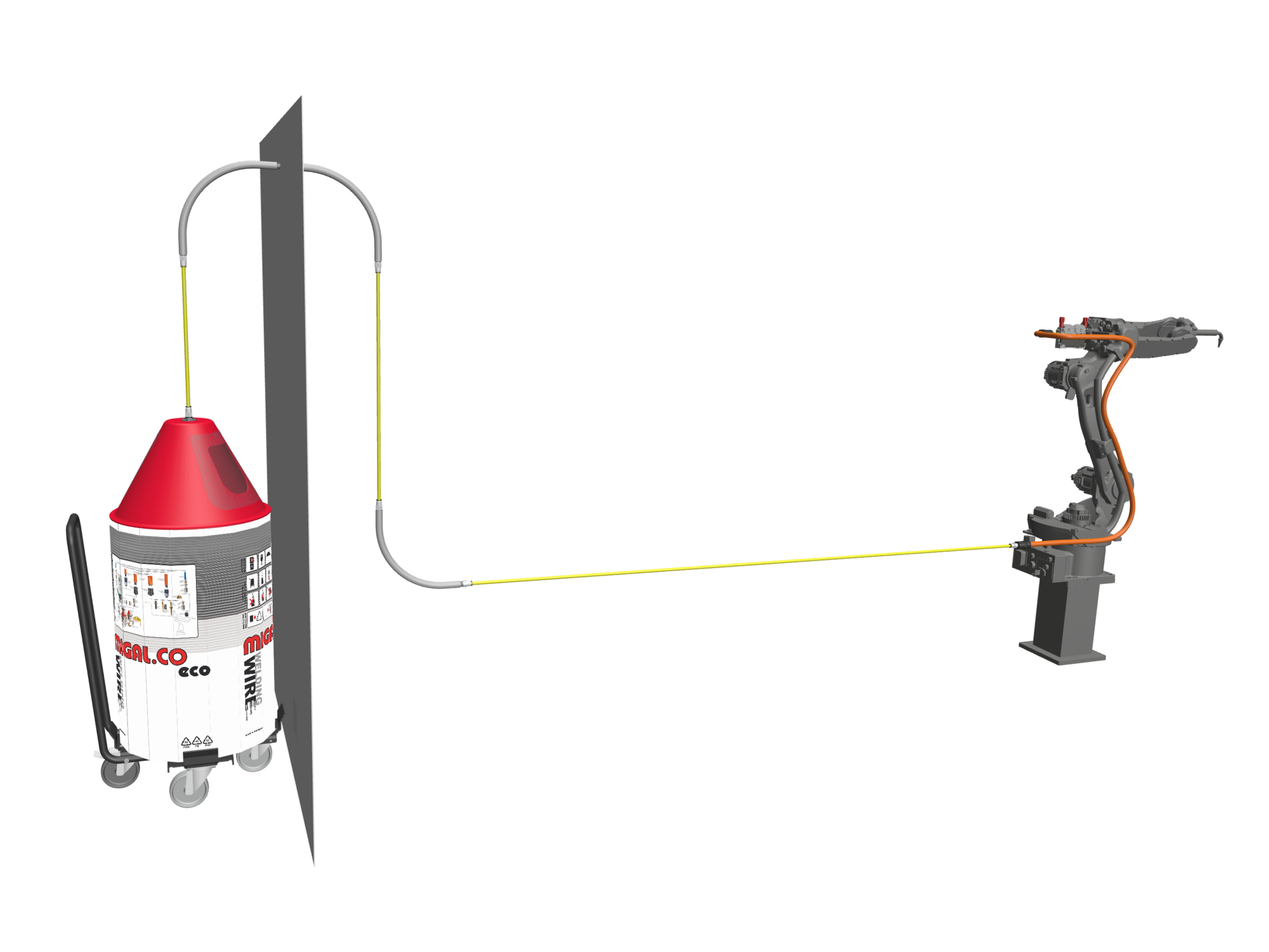 Representación esquemática de RoboBend en combinación con Rolliner 3G