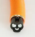 Wire inlet with retaining clip