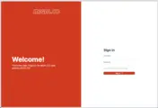 Login page