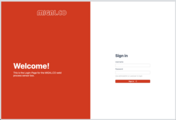 Login page