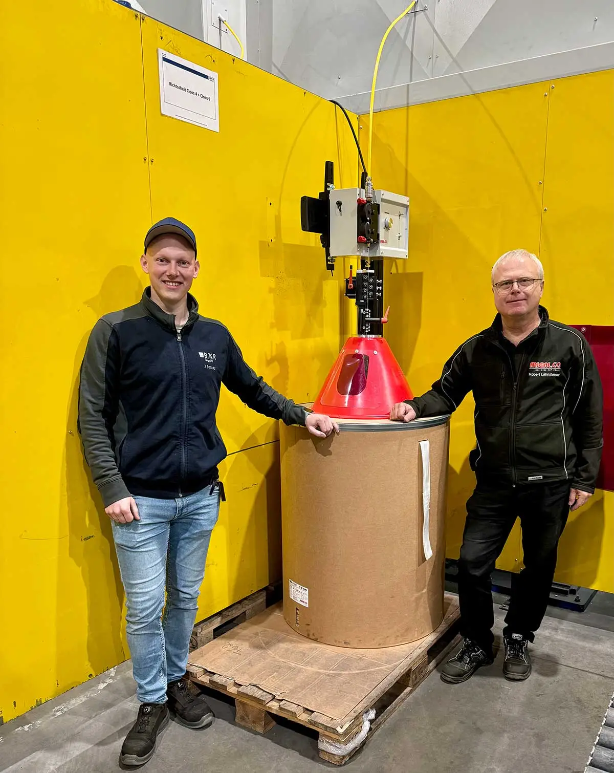 Jan Petzold, Bär Cargolift (links) und Robert Lahnsteiner, MIGAL.CO (rechts)