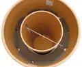 ECO-drum in delivery state with transport lock