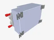 Backside with brackets for wall mount