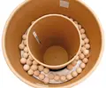 70 wooden balls inserted